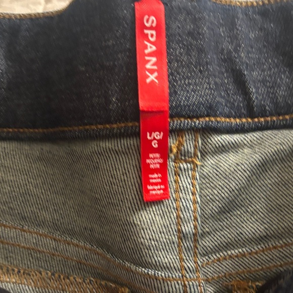 SPANX Dark Indigo Flare Jeans - Picture 2 of 6